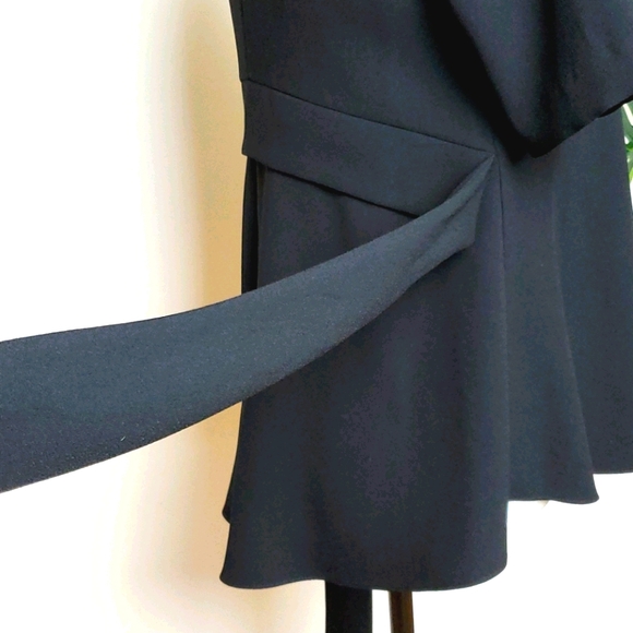 ZARA Woman black assymetrical Top Size XS - Picture 6 of 8